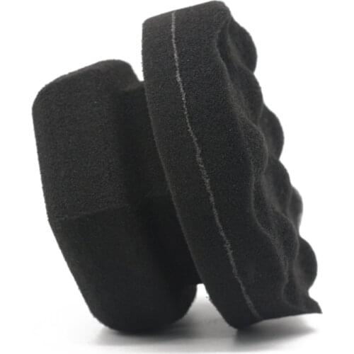 Car Wax Polishing Sponge Hexagonal Grip Applicator Hand Tire Wax Sponge High Density Sponge Car Cleaning Car Wash Tire C T21E