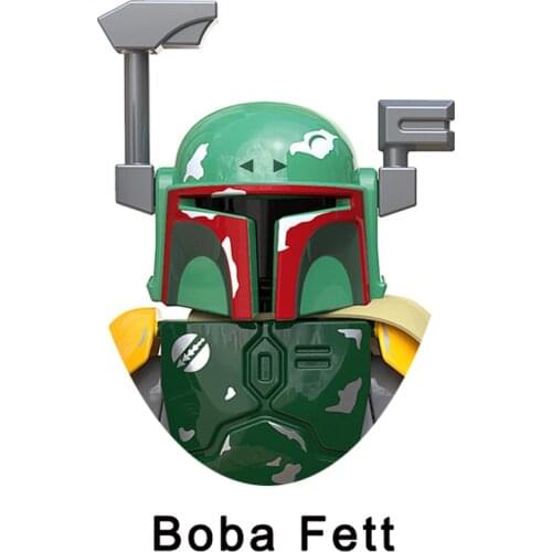 Din Djarin Mandalorian Building Blocks Jango Boba Fett Grogu Baby Yoda Paz Vizla Bo-Katan Sabine Wren Star Brick Figure Wars Toy