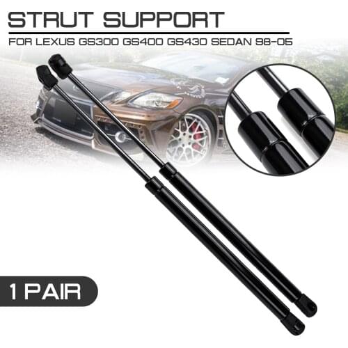 Bonnet Hood Gas Shock Sedan Front Engine Cover Refit Lift Strut Bars Support Rod For Lexus GS300 GS400 GS430 98-05