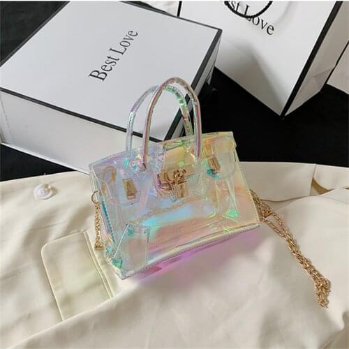 Laser Purses And Handbags Luxury Designer Purse With Chain Wholesale Bags For Women 2020 New Luxury Handbags Lock Crossbody Bag