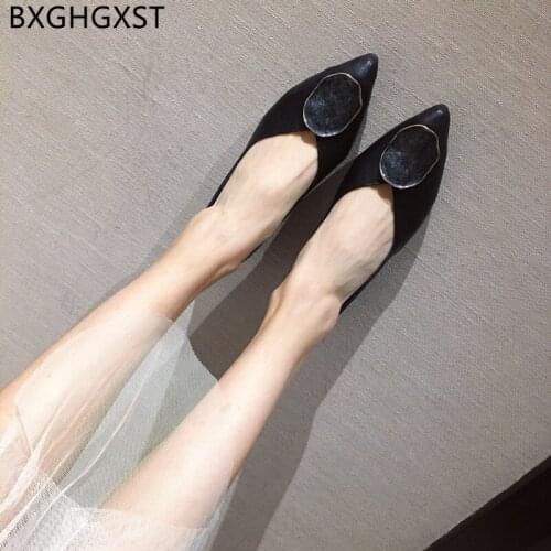 Loafers Women Pointed Toe Barefoot Shoes Slip on Shoes for Women Leather Casual Shoes Woman Flats Korean Fashion Zapatos Mujer