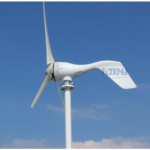 5 Blades 400W 12V 24V Home Small Wind Turbines Generator 3 Phase AC Horizontal Windmill for Streetlight