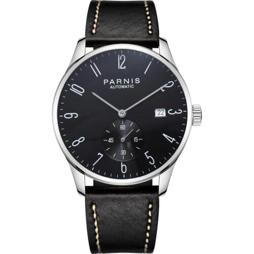 Parnis Mechanical Men Watches Minimalist Watch for Men Wristwatch Luxury Waterproof Automatic hombre Relogio Masculino