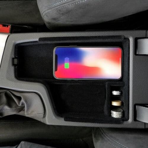Mobile Phone Wireless Charging In The Middle Of The Store Content Box Car Accessories For Bmw F30 F31 F32 F34 320 2012-2017 Lhd