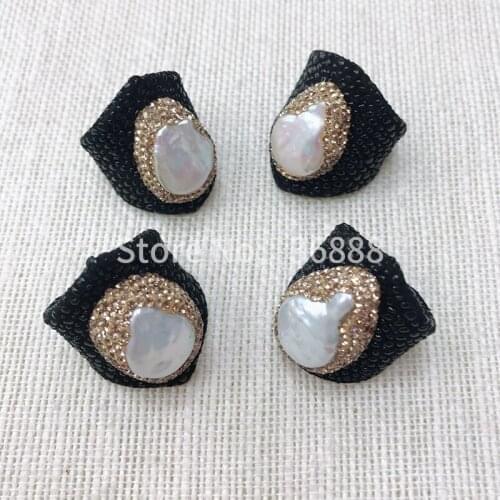 Fashionable individual leather ring high-end fashion classic atmosphere jewelry jewelry