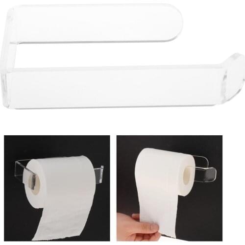 Paper Towel Holder Wall Mounted for Kitchen, Adhesive Bathroom Tissue Roll