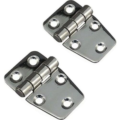 Pair Of Stainless Steel 2-1/4x1/2'' Boat accessories marine Hinge