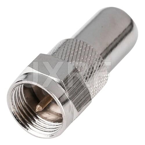 JX RF Adapter RCA Female to F Male Connector