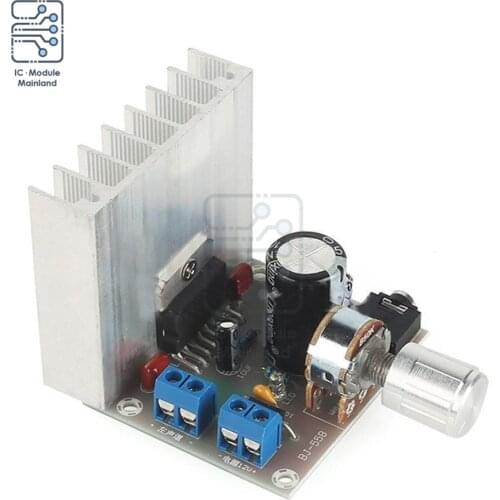 TDA7377 35W+35W 2x35W Amplifier Board 2.0 Double Track No Noise Amplifier Module Bookshelf Speakers Power DC 12V