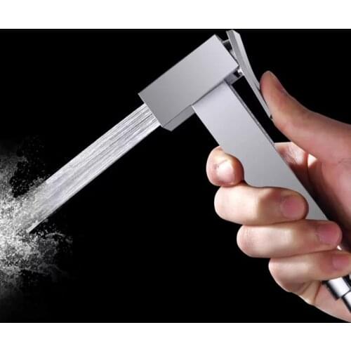 Hand-held Bidet Sprayer Bathroom Copper Material Bidet Manual Sprayer Shower Nozzle Self-cleaning Bathroom Accessories