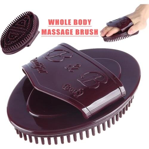 1PC PVC Body Brush Slimming Tool Systemic Meridian Massage Anti-Cellulite Back Arm Legs Abdomen Massager Relaxation Massage Comb