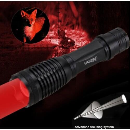 XM-L Q5/T6 White/Green/Red LED Tactical Flashlight Aluminum Torch Lamp for High Quality Zoomable Camping Hunting Rifle Lantern