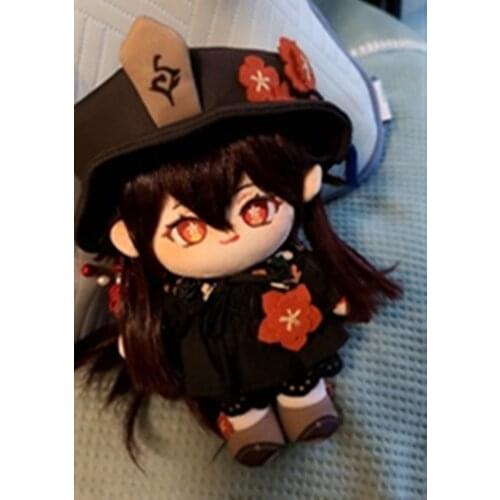 Cosmile Genshin Impact Hu Tao Plush 20cm Doll Change Clothes Clothing Outfits The Maid Dress Up Skirt Suit Cosplay PREORDER