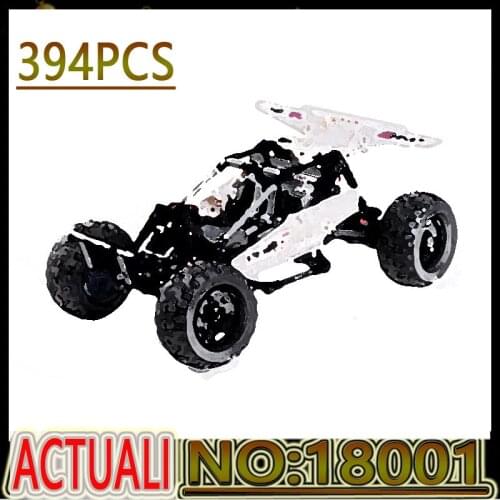 MK18001 High-tech Climbing Truck Desert MOC-1812 PF Buggy 2 Off-road Vehicle RC Car Building Blocks Brick Kids Birthday Gift Toy