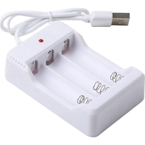 USB 2/3/4 Slots Fast Charging Battery Charger Short Circuit Protection AAA and AA Rechargeable Battery Station High Quality