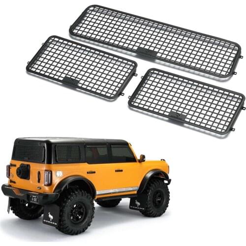 Car Side Rear Window Mesh Protect Net Guards for Trx-4 Ford bronco 1/10 RC Car upgrade parts