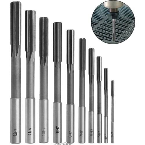 2018 HSS Straight Shank Chucking Reamer Machine Reamer Milling Cutter Tool 3/4/5/6/7/8/9/10/11/12mm