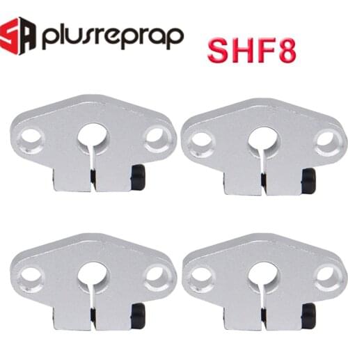 4 pcs/lot SHF8 Linear Bearing Shaft Support 8mm Linear Rail Support CNC Parts XYZ Table CNC Route for 3D Printer Part