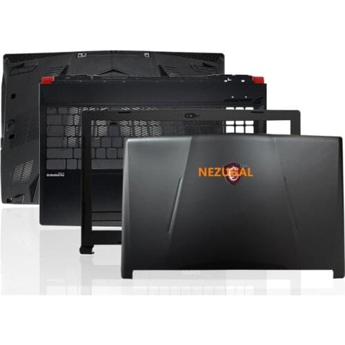 Laptop case For MSI GL63 LCD back shell Screen border palmrest case bottom shell Hinged cover