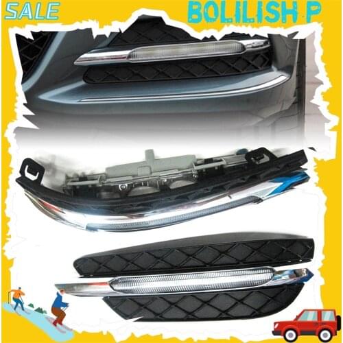 For Mercedes Benz W204 C-class 180 200 230 260 Daytime Runnning Light LED Fog Lamp Rgb Led Drl Strip Daytime Running Light