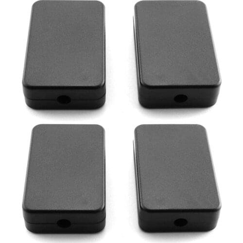 Electrical Junction Box 4PCS Electric Plastic Black Waterproof Project Junction Case 2.16X1.38X0.59 Inches(55X35x15mm)