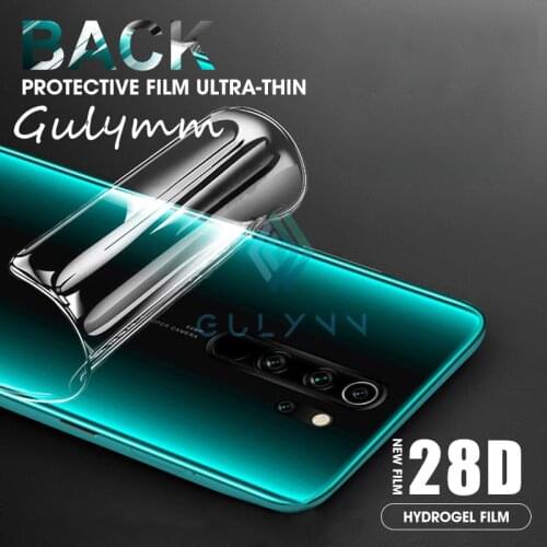 28D Back Full Cover Hydrogel Film For Xiaomi Redmi Note 8 7 6 5 Pro Screen Protector For Xiaomi A3 Poco Phone F1 X2 9 9T Lite