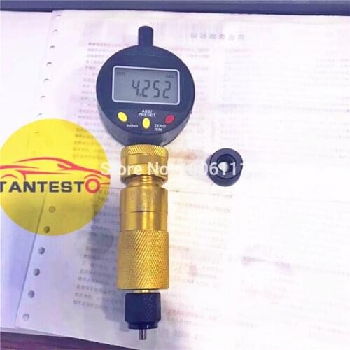 Common Rail Injector Needle Lift Measurement Tool Seat With Micrometer Gauge For CAT C7C9 3126B, Common Rail Injector Repair