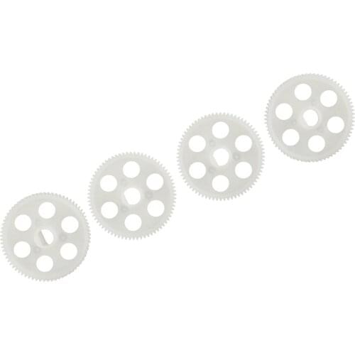 Pack of 4 White Plastic Gear for UDI U818A PLUS U49W U49C AA818 RC Helicopter