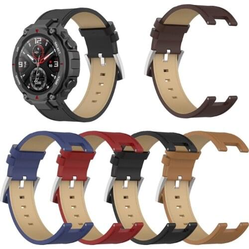 Leather Watchband Quick Release Watch Band Wrist Strap For MIT-Rex Pro