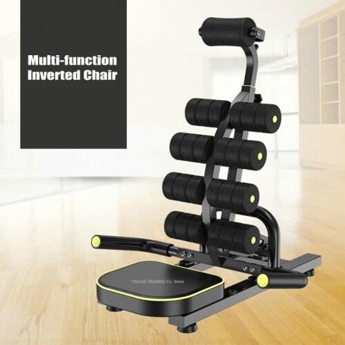 Multi-functional Inverted Machine with 6 Grade Adjust, Home Physical Stretching Inverted Chair Yoga Aid Fitness Equipment