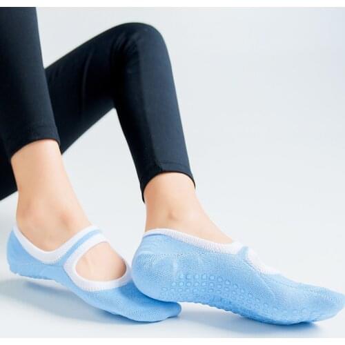 New Big Size Women Yoga Socks Silicone Non Slip Pilates Socks Breathable Fitness Ballet Dance Cotton Sports Socks Slippers