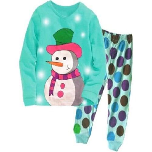 NEW kids Girls pajamas sets Princess pyjamas kids pijama infantil sleepwear home clothing cartoon cotton Baby pijama 2-7Y H05