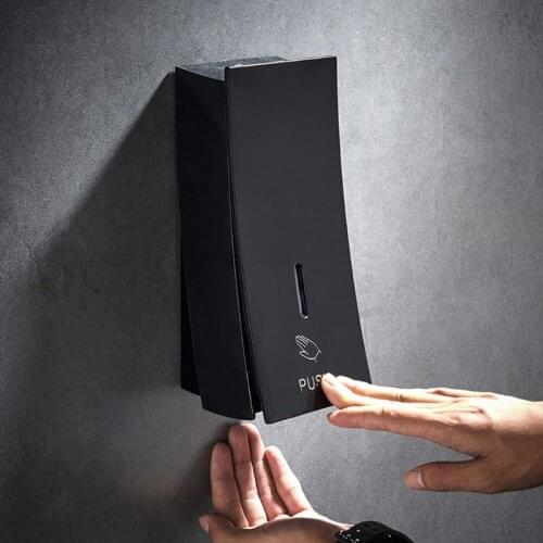 Manual Soap Dispenser Wall Mount Liquid Shampoo Holder Shower Gel Dispenser Hand Cleanser Washroom Bathroom Dispenser