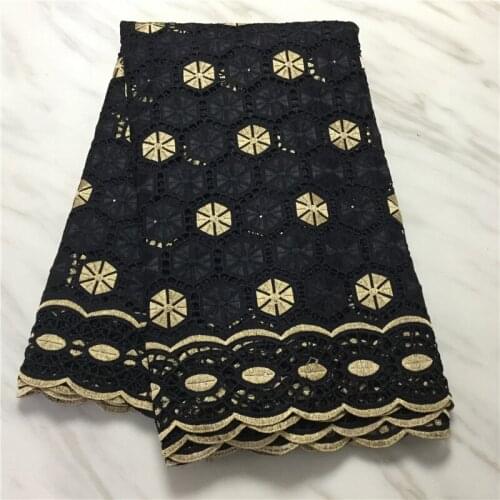 Swiss high-quality Swiss tulle lace with stone eyelets, Nigerian African lace fabric for party sewing PL116441