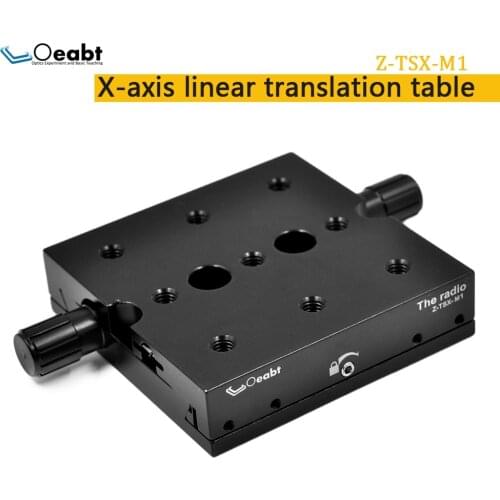 Z-TSX-M1 linear translation table X-axis displacement table precision manual adjustment table XY axis dovetail table