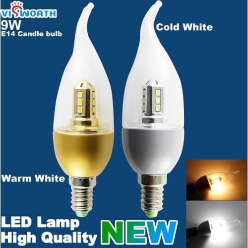 360 degree E14 led crystal lamp light source E14 light bulb golden lamp silver bulb warm white cold white free shipping