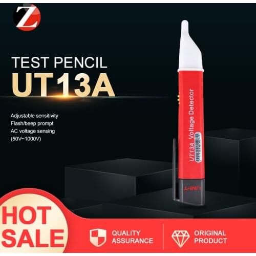 Tester Pen UNI-T UT13A UT13B Adjustable Sensitivity UT13B 50-1000 ACV mini AC Voltage Detectors UNI-T UT13A UT13B Hot Sale