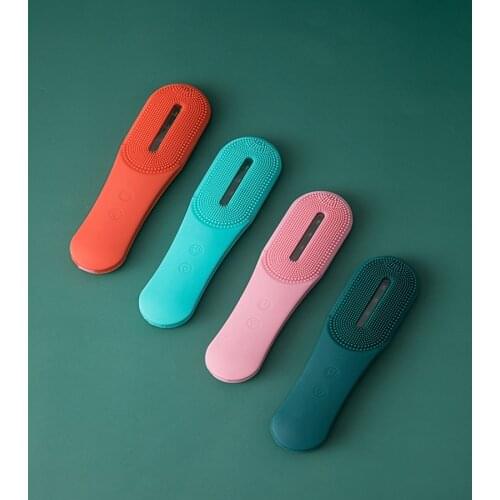 Ultrasonic Silicone Electric Cleansing Brush Photorejuvenation Electric Cleansing Brush Ipx7 Waterproof Mini USB Cleansing Brush