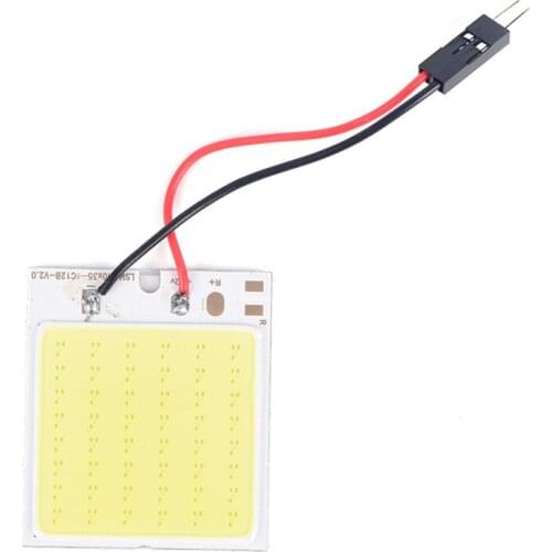 Car Interior Panel Lights Dome Lamp Bulb+Parts 48 SMD COB LED T10 4W 12V Light Long Life expectancy Automobile lamp