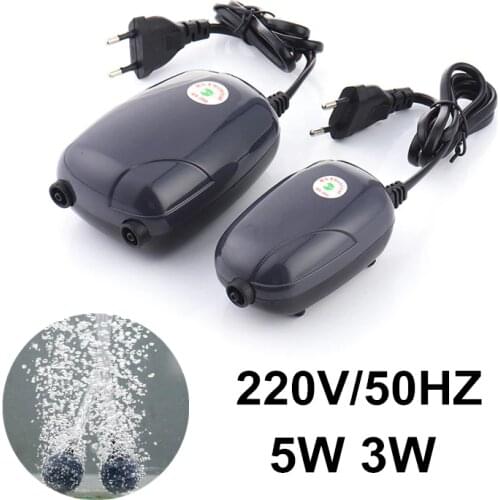 220-240V Aquarium Compressor Nano Air Pump Silent Air Flow Maker Oxygen Pump for Fish Tank Aquarium Aquatic Accessories