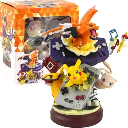 20cm Pokemon Pikachu Charizard Mew PVC Action Figure Toy Collectible Model Doll