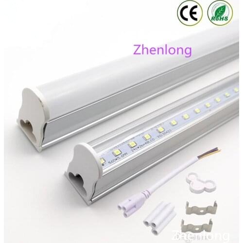 2ft 3ft T5 Led Tube Lights 4ft 22W LED Tubes SMD 2835 LED Fluorescent Light Tubes Warm/Natrual/Cool White AC85-265V