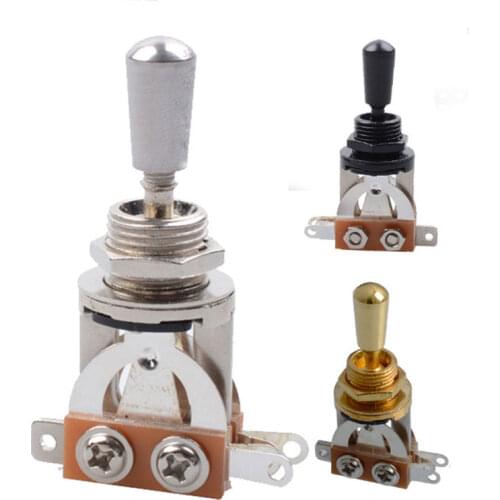3 Way Switch Pickup for Electric Guitar Selector Toggle Switch EPI LP SG Portable Accessories Music Elements Nickel Silver