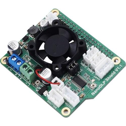 3D printer Nanno DLP Shield V1.1 Raspberry Pi 3B light curing expansion board