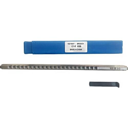 5mm Keyway Broach C1 Push-Type Metric Size with Shim HSS Broach Cutting Tool for CNC Machine knife