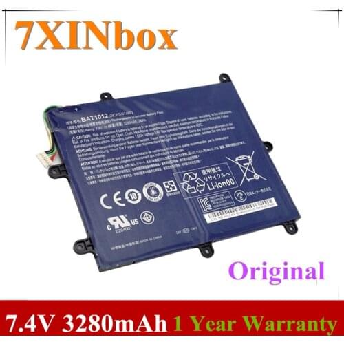 7XINbox 7.4V 3280mAh Original BAT-1012 BAT1012 Laptop Battery For Acer Iconia TAB A200 A520 Series 2ICP5/67/90 BT.00203.011