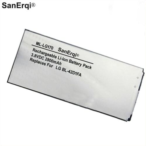 2800mAh Battery BL-42D1FA EAC63238201 for LG F770S G5 Mini K600Y MK6M X Fast Dual SIM X Mach X5 X5 4G LTE Battery