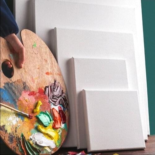 White Blank Artist Pure Cotton Canvas Used for Oil Painting on Canvas Propylene Wood Frame Primer Painting Big Size DIY Frame