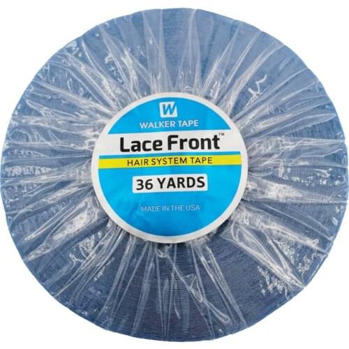 Free shippig 36 yards Wholesale Lace front support strong double tape for toupees wigs walker width 1cm