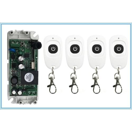 AK-GK01A 85V 110V 120V 220V 250V 1CH RF Wireless Mini Switch Relay Receiver Remote Controllers /lamp/ window/Garage Doors